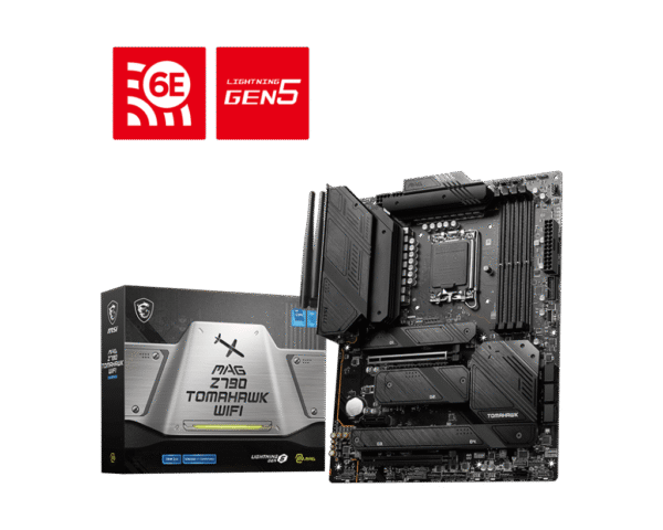 1024 (1) MSI MAG Z790 TOMAHAWK WIFI Motherboard Intel Z790 LGA 1700 DDR5 7200MHz Wi-Fi 6E - MAG Z790 TOMAHAWK WIFI