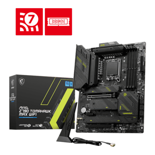 MSI MAG Z790 TOMAHAWK MAX WIFI Motherboard Intel Z790 LGA 1700 DDR5 7800MHz Wi-Fi 7 - MAG Z790 TOMAHAWK MAX WIFI