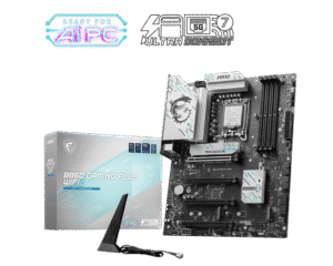 MSI B860 GAMING PLUS WIFI ATX Motherboard for Intel Core Ultra Series 2, DDR5 8800+ MT/s, Wi-Fi 7, Thunderbolt 4, PCIe 5.0 M.2 - B860 GAMING PLUS WIFI