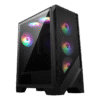 MSI MAG FORGE 120A AIRFLOW Mid-Tower Gaming Case ATX Micro-ATX Mini-ITX Tempered Glass RGB - MAG FORGE 120A AIRFLOW