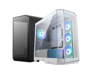 MSI MAG PANO M100R PZ WHITE Micro-ATX Gaming Case Micro-ATX Mini-ITX Tempered Glass ARGB - MAG PANO M100R PZ WHITE