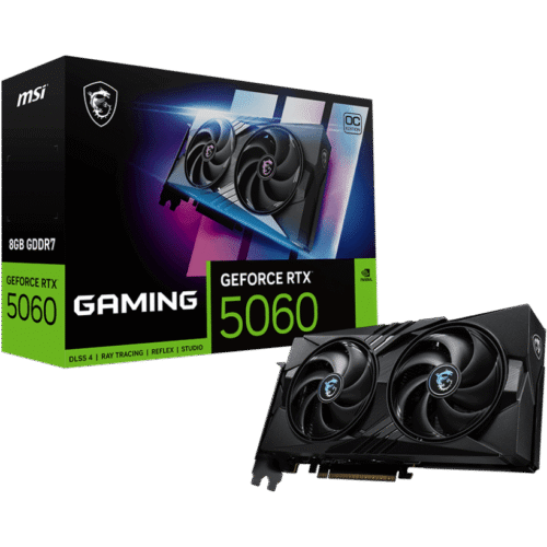 MSI GeForce RTX 5060 GAMING OC 8GB GDDR7 Graphics Card NVIDIA Blackwell PCIe 5.0 - RTX 5060 8G GAMING OC