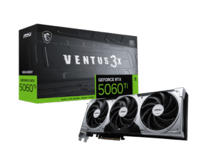 MSI GeForce RTX 5060 Ti VENTUS 3X OC 8GB GDDR7 Graphics Card NVIDIA Blackwell PCIe 5.0 - RTX 5060 TI 8G VENTUS 3X OC