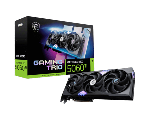 1024 MSI GeForce RTX 5060 Ti GAMING TRIO OC 8GB GDDR7 Graphics Card NVIDIA Blackwell PCIe 5.0 - RTX 5060 TI 8G GAMING TRIO OC