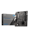 MSI PRO H610M-G DDR4 Motherboard Intel H610 LGA 1700 DDR4 64GB PCIe 4.0 HDMI VGA DisplayPort mATX - PRO H610M-G DDR4