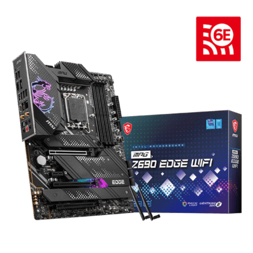 MSI MPG Z690 EDGE WIFI Motherboard Intel Z690 LGA 1700 DDR5 192GB PCIe 5.0 Wi-Fi 6E ATX - MPG Z690 EDGE WIFI