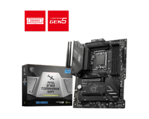 MSI MAG B760 TOMAHAWK WIFI Motherboard Intel B760 LGA 1700 DDR5 256GB PCIe 5.0 Wi-Fi 6E HDMI DisplayPort ATX - MAG B760 TOMAHAWK WIFI