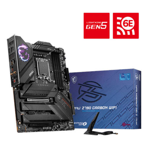 MSI MPG Z790 CARBON WIFI Motherboard Intel Z790 LGA 1700 DDR5 7600MHz Wi-Fi 6E - MPG Z790 CARBON WIFI