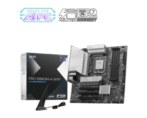MSI PRO B860M-A WIFI mATX Motherboard for Intel Core Ultra Series 2, DDR5 8800+ MT/s, Wi-Fi 7, Thunderbolt 4, PCIe 5.0 M.2 - PRO B860M-A WIFI
