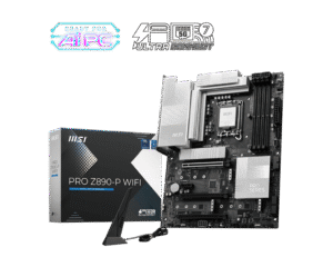 MSI PRO Z890-P WIFI ATX Motherboard for Intel Core Ultra Series 2, DDR5 9200+ MT/s, Wi-Fi 7, Thunderbolt 4, PCIe 5.0 M.2 - PRO Z890-P WIFI