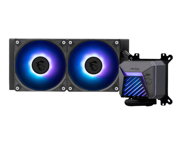 MSI MAG CoreLiquid A15 240 240mm AIO Liquid Cooler for Intel LGA 1851/1700 and AMD AM5/AM4, ARGB GEN2 Lighting - MAG CORELIQUID A15 240