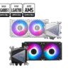 MSI MAG CORELIQUID I240 WHITE 240mm Liquid Cooler with ARGB GEN2 Lighting and LDB Fans - MAG CORELIQUID I240 WHITE