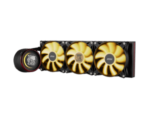 MSI MAG CORELIQUID E360 MONSTER HUNTER EDITION 360mm Liquid Cooler with ARGB Lighting and FDB Fans - MAG CORELIQUID E360 MONSTER HUNTER EDITION