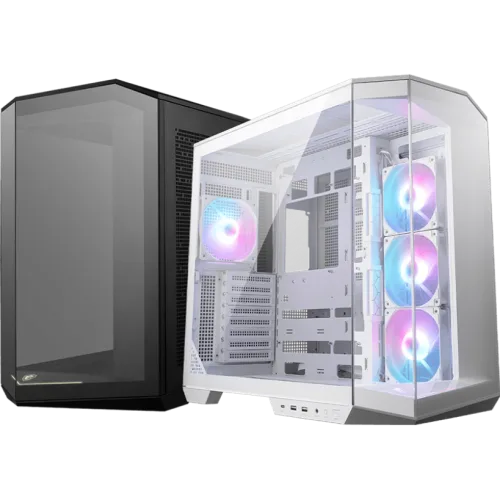MSI MAG PANO 100R PZ WHITE Mid-Tower Gaming Case ATX Micro-ATX Tempered Glass ARGB - MAG PANO 100R PZ WHITE