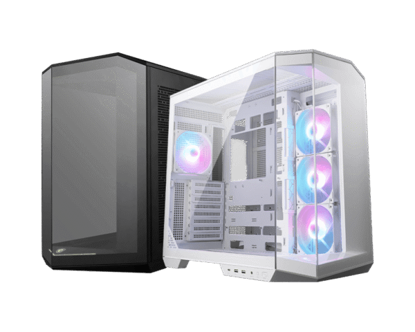 MSI MAG PANO 100R PZ WHITE Mid-Tower Gaming Case ATX Micro-ATX Tempered Glass ARGB - MAG PANO 100R PZ WHITE