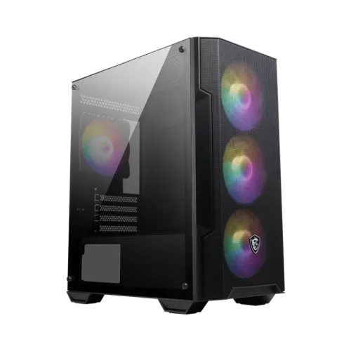 MSI MAG FORGE M100A Micro-ATX Gaming Case Micro-ATX Mini-ITX RGB - MAG FORGE M100A