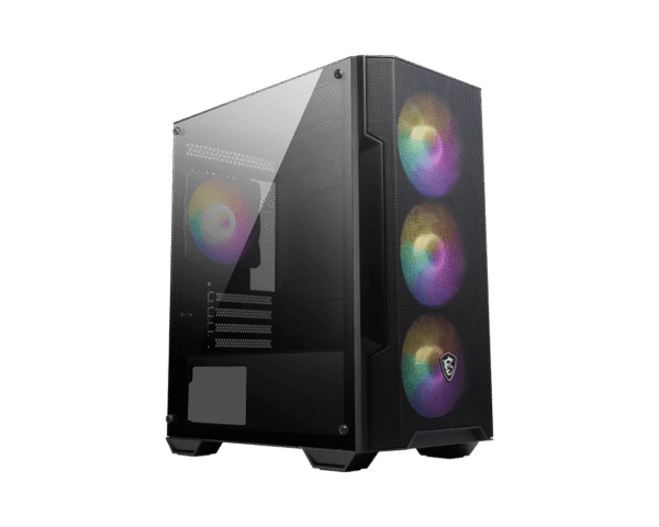 MSI MAG FORGE M100A Micro-ATX Gaming Case Micro-ATX Mini-ITX RGB - MAG FORGE M100A