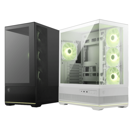 MSI MAG PANO 110R PZ WHITE Mid-Tower Gaming Case ATX Micro-ATX Mini-ITX Tempered Glass ARGB - MAG PANO 110R PZ WHITE