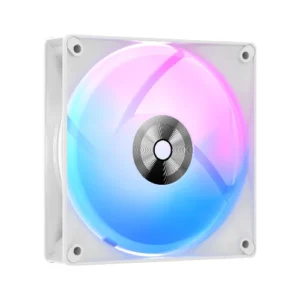 OCYPUS Delta F12 ARGB PWM Chassis Fan 120mm 73 CFM 4.3mm H2O White - DELTA-F12-WH1AM00X-GL