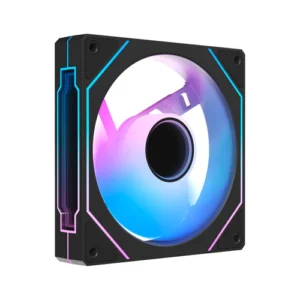 OCYPUS Gamma F12 ARGB PWM Chassis Fan 120mm 50 CFM 1.65mm H2O Black - GAMMA-F12-BK1AM00X-GL