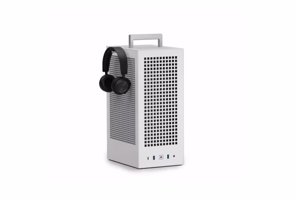 Hyte Revolt 3 ITX Case White with 700W PSU and Integrated Handle - CS-HYTE-REVOLT3-WP