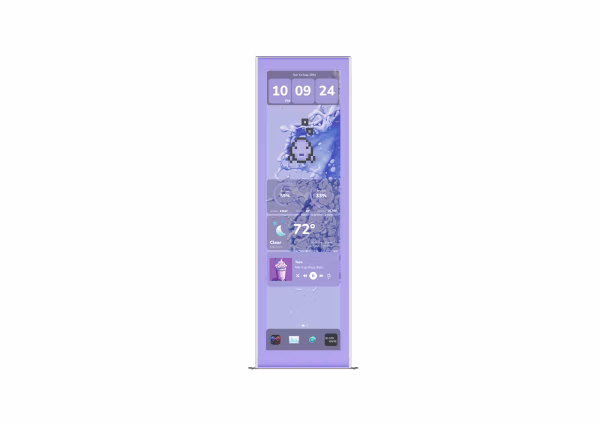 HYTE Y70 Touch Infinite 14.9-inch IPS 2.5K 60Hz Touchscreen Display Upgrade Kit Taro Milk - ACC-HYTE-LK-Y7TTI-TM
