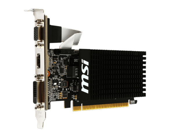 2 MSI GeForce GT 710 2GD3H LP 2GB DDR3 Graphics Card PCI Express 2.0 - GT 710 2GD3H LP 2GB