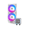 MSI MAG CORELIQUID A13 240 WHITE 240mm Liquid Cooler with ARGB GEN2 Lighting and CycloBlade 7 Fans - MAG CORELIQUID A13 240 WHITE