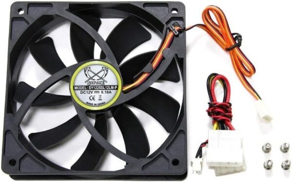 Scythe Slip Stream 12cm PWM Fan 120mm 1300 RPM 68.54 CFM - SY1225SL12LM-P