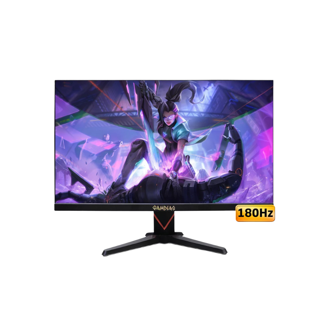 GAMDIAS ATLAS QHD27F II 27-Inch Gaming Monitor – Fast IPS, QHD 2560 × 1440, 180Hz, 0.5ms MPRT...