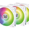 Scythe Wonder Tornado 120 PWM White ARGB 120mm Case Fan 2500 RPM 3-Pack - WT1225FD25WARX3-P