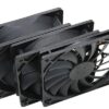 2 SCYTHE Kaze-Jyuni Slim 1200 RPM Fan 12mm Air Cooling 21.71 dB - SY1212SL12L