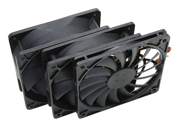 2 SCYTHE Kaze-Jyuni Slim 1200 RPM Fan 12mm Air Cooling 21.71 dB - SY1212SL12L