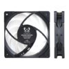 Scythe Wonder Tornado 120 PWM ARGB Chassis Fan 120mm 75.17 CFM 2500 RPM - WT1225FD25AR-P