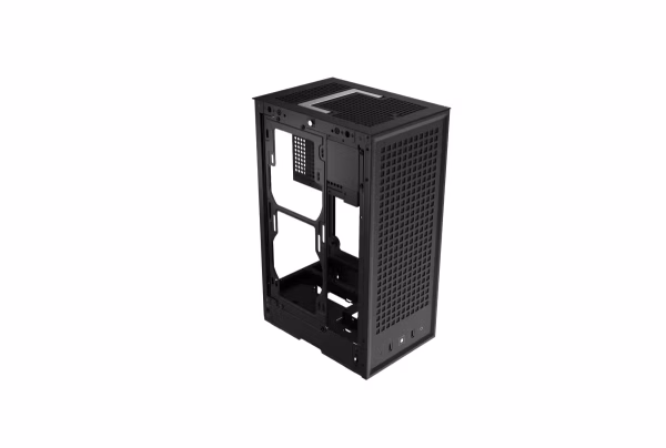 Hyte Revolt 3 ITX Case Black with Integrated Handle and Tool-Free Panels - CS-HYTE-REVOLT3-B