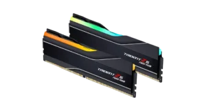 2 G.SKILL Trident Z5 Neo RGB Black, DDR5-6000 CL34-44-44-96 128GB (2x64GB) Dual-Channel Memory Kit - F5-6000J3444F64GX2-TZ5NR