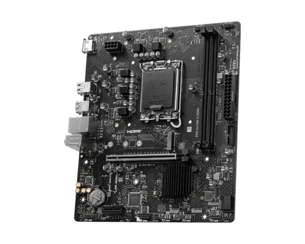 2 MSI PRO H610M-S DDR4 Motherboard Intel H610 LGA 1700 DDR4 64GB PCIe 4.0 HDMI mATX - PRO H610M-S DDR4