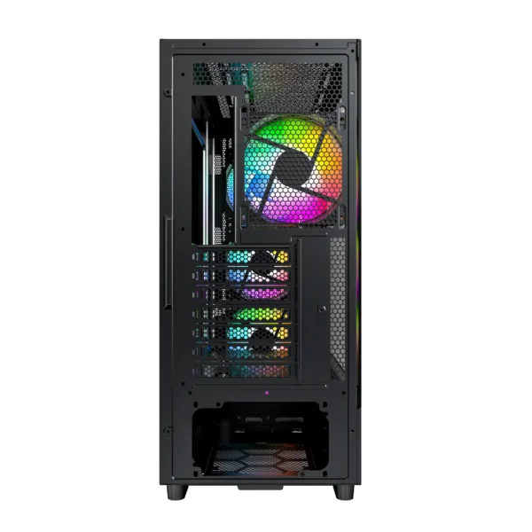 MONTECH X5 Black ATX Mid-Tower Case ARGB 360mm Radiator Support - X5 Black