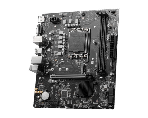 2 MSI PRO H610M-E DDR4 Motherboard Intel H610 LGA 1700 DDR4 64GB PCIe 4.0 HDMI VGA Micro-ATX - PRO H610M-E DDR4