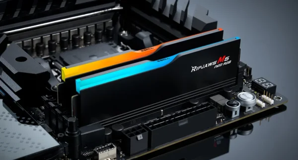 G.SKILL Ripjaws M5 Neo RGB  Black, DDR5 6000MT/s 64GB (2x32GB) CL30 AMD EXPO Memory - F5-6000J3040G32GX2-RM5NRK