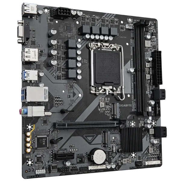 GIGABYTE B760M-E Micro ATX Motherboard LGA1700 Intel B760 DDR5 PCIe 4.0 M.2 - GA-B760M-E