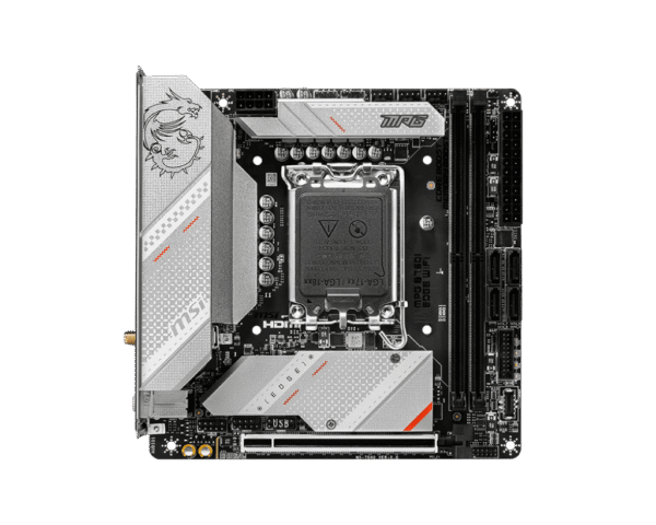 2 MSI MPG B760I EDGE WIFIMSI MPG B760I EDGE WIFI Motherboard Intel B760 LGA 1700 DDR5 7200MHz Wi-Fi 6E - MPG B760I EDGE WIFI