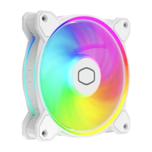 COOLER MASTER MF120 HALO2 WHITE 120mm ARGB Case Fan 51.88 CFM - MFL-B2DW-21NP2-R2