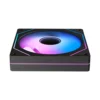 2 OCYPUS Gamma F12 ARGB Reverse Blade PWM Chassis Fan 120mm 50 CFM 1.65mm H2O Black - GAMMA-F12-BK1AM01X-GL