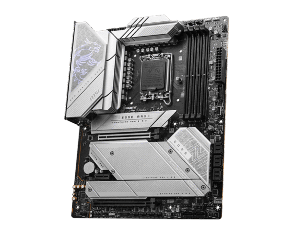 MSI MPG Z790 EDGE TI MAX WIFI ATX Motherboard for Intel 14th/13th/12th Gen, DDR5 7800+ MHz, Wi-Fi 7, PCIe 5.0 M.2 - MPG Z790 EDGE TI MAX WIFI