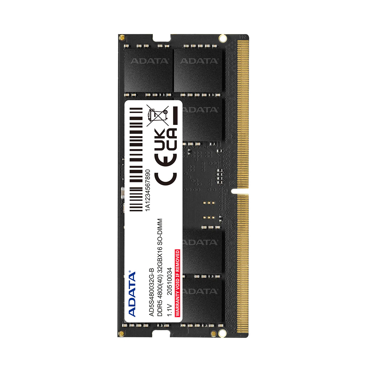 Netcodex.ph: ADATA Premier DDR5 4800 SO-DIMM 16GB Memory Module