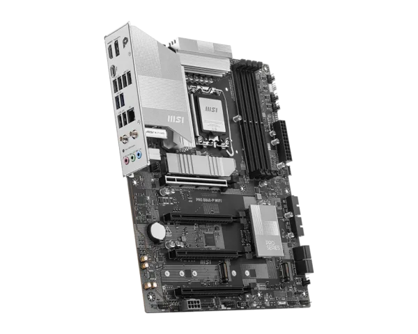 MSI PRO B860-P WIFI mATX Motherboard for Intel Core Ultra Series 2, DDR5 8800+ MT/s, Wi-Fi 7, Thunderbolt 4, PCIe 5.0 M.2 - PRO B860-P WIFI