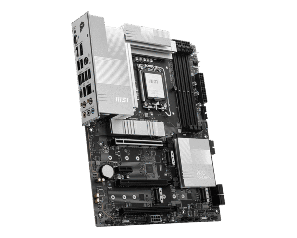 MSI PRO Z890-P WIFI ATX Motherboard for Intel Core Ultra Series 2, DDR5 9200+ MT/s, Wi-Fi 7, Thunderbolt 4, PCIe 5.0 M.2 - PRO Z890-P WIFI