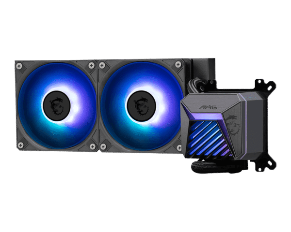 MSI MAG CoreLiquid A15 240 240mm AIO Liquid Cooler for Intel LGA 1851/1700 and AMD AM5/AM4, ARGB GEN2 Lighting - MAG CORELIQUID A15 240