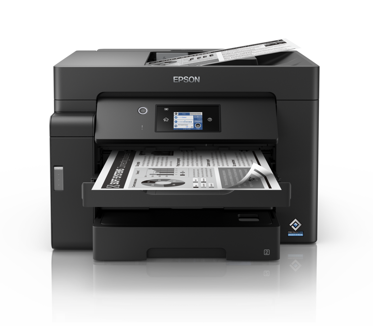 Epson EcoTank M15140 A3 Wi-Fi Duplex All-in-One Monochrome Ink Tank Printer with PrecisionCore Heat-Free Technology 4800 x 2400 dpi - M15140 3 Epson EcoTank M15140 A3 Wi-Fi Duplex All-in-One Monochrome Ink Tank Printer with PrecisionCore Heat-Free Technology 4800 x 2400 dpi - M15140 - Image 3